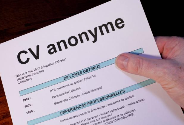 CV anonyme
