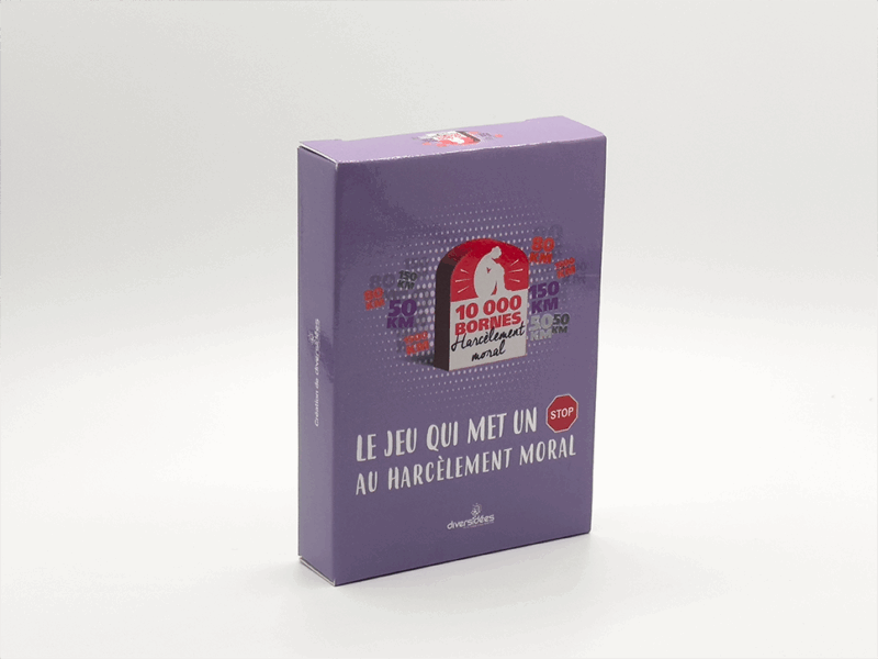 Jeu de cartes : 10 000 bornes Harcèlement moral