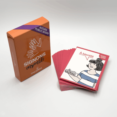 Jeu de cartes : Signons ensemble "Accueil de public sourd" – Image 2